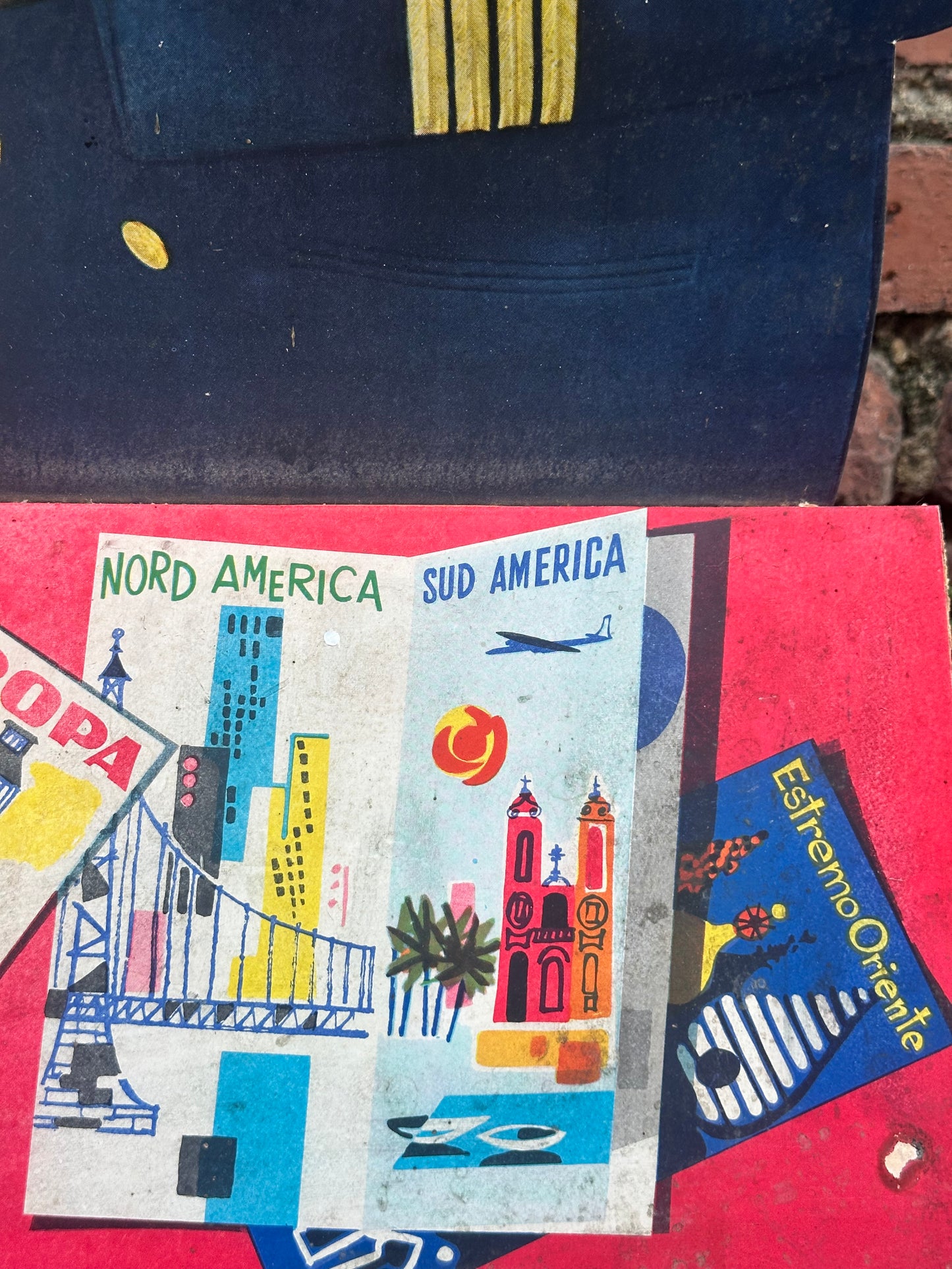 Cartonato pubblicitario originale - Alitalia