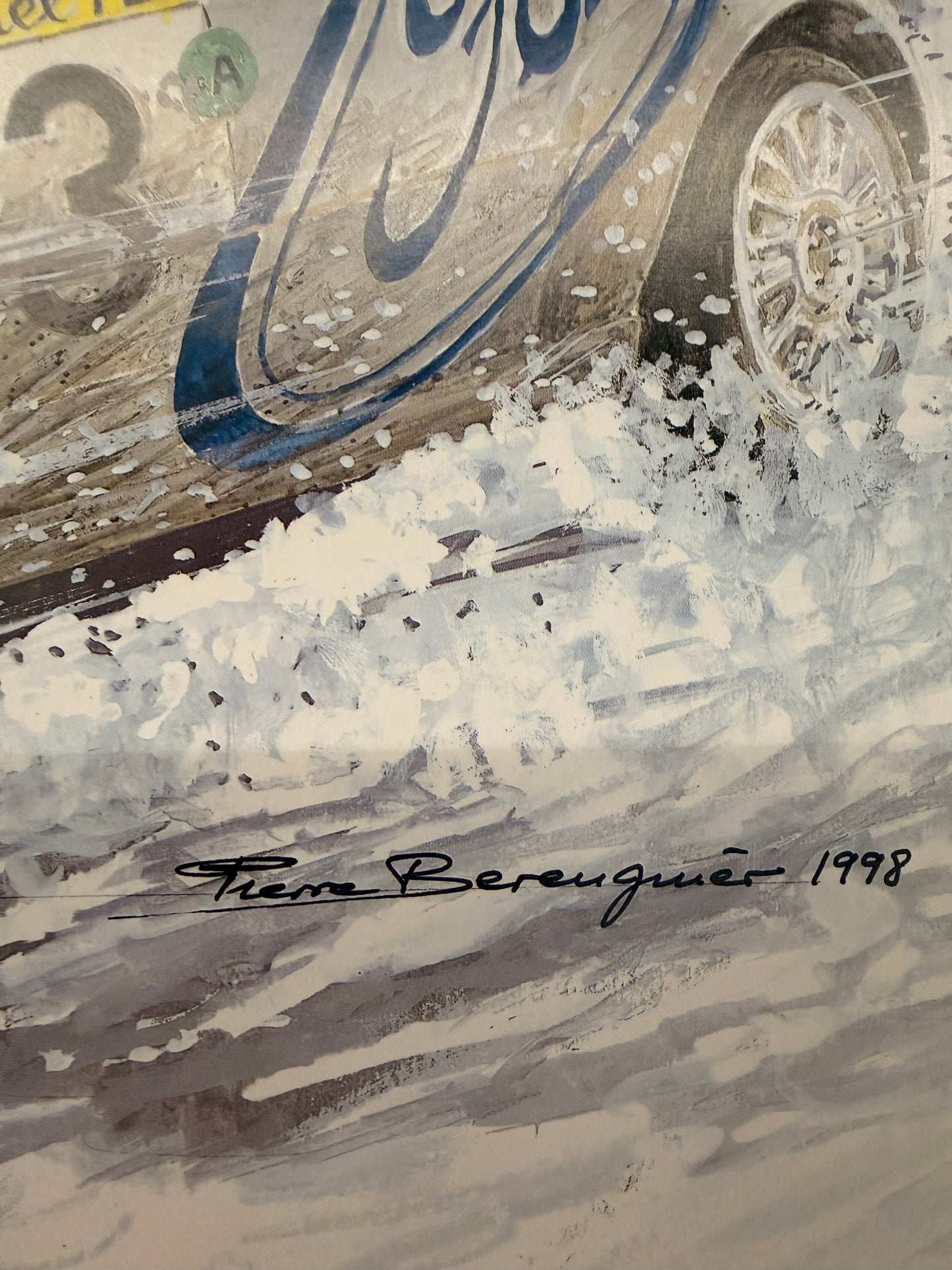 Manifesto pubblicitario - Rallye Monte Carlo 1999