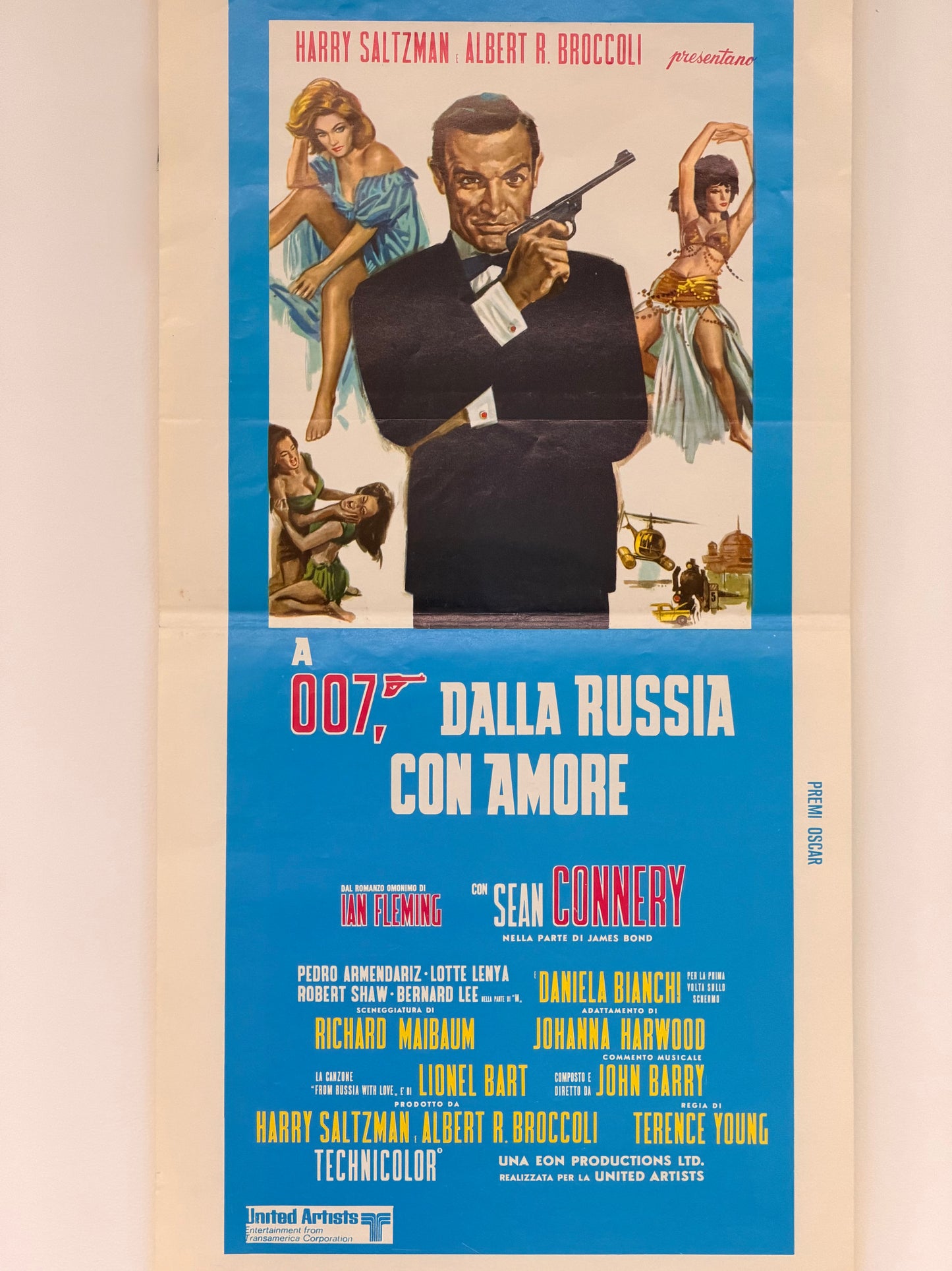 Locandina di cinema - 007 dalla Russia con Amore - Sean Connery