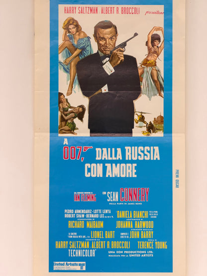 Locandina di cinema - 007 dalla Russia con Amore - Sean Connery