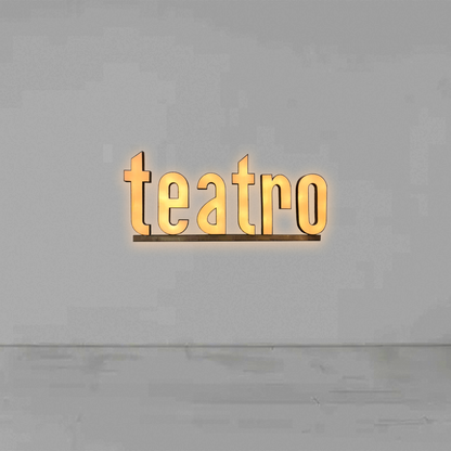 Insegna luminosa Teatro