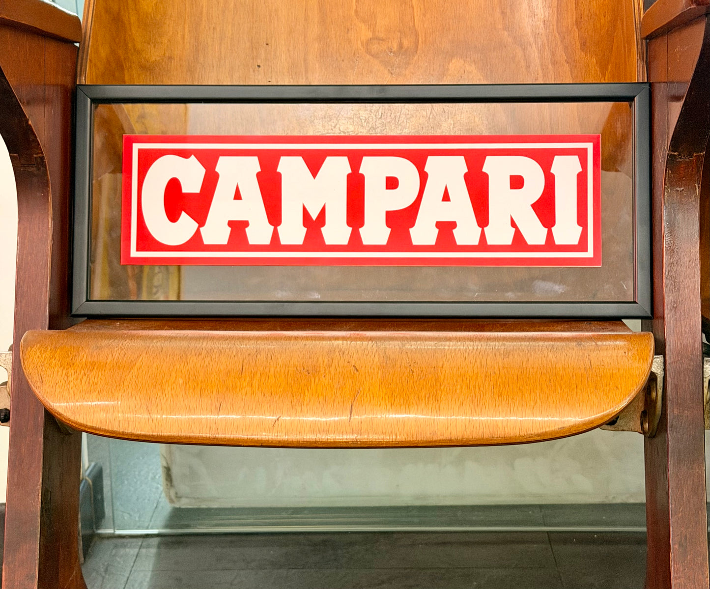 Adesivo pubblicitario originale - Campari