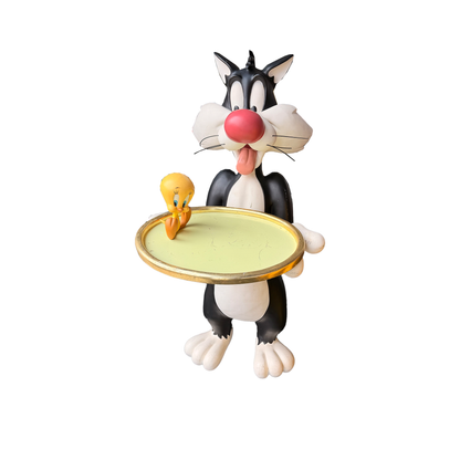 Statua originale Disney - Gatto Silvestro e Titti