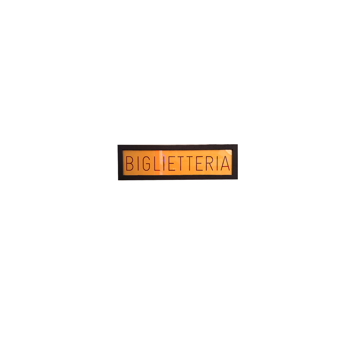 Insegna luminosa originale - Biglietteria