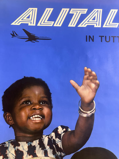 Manifesto pubblicitario originale - Alitalia
