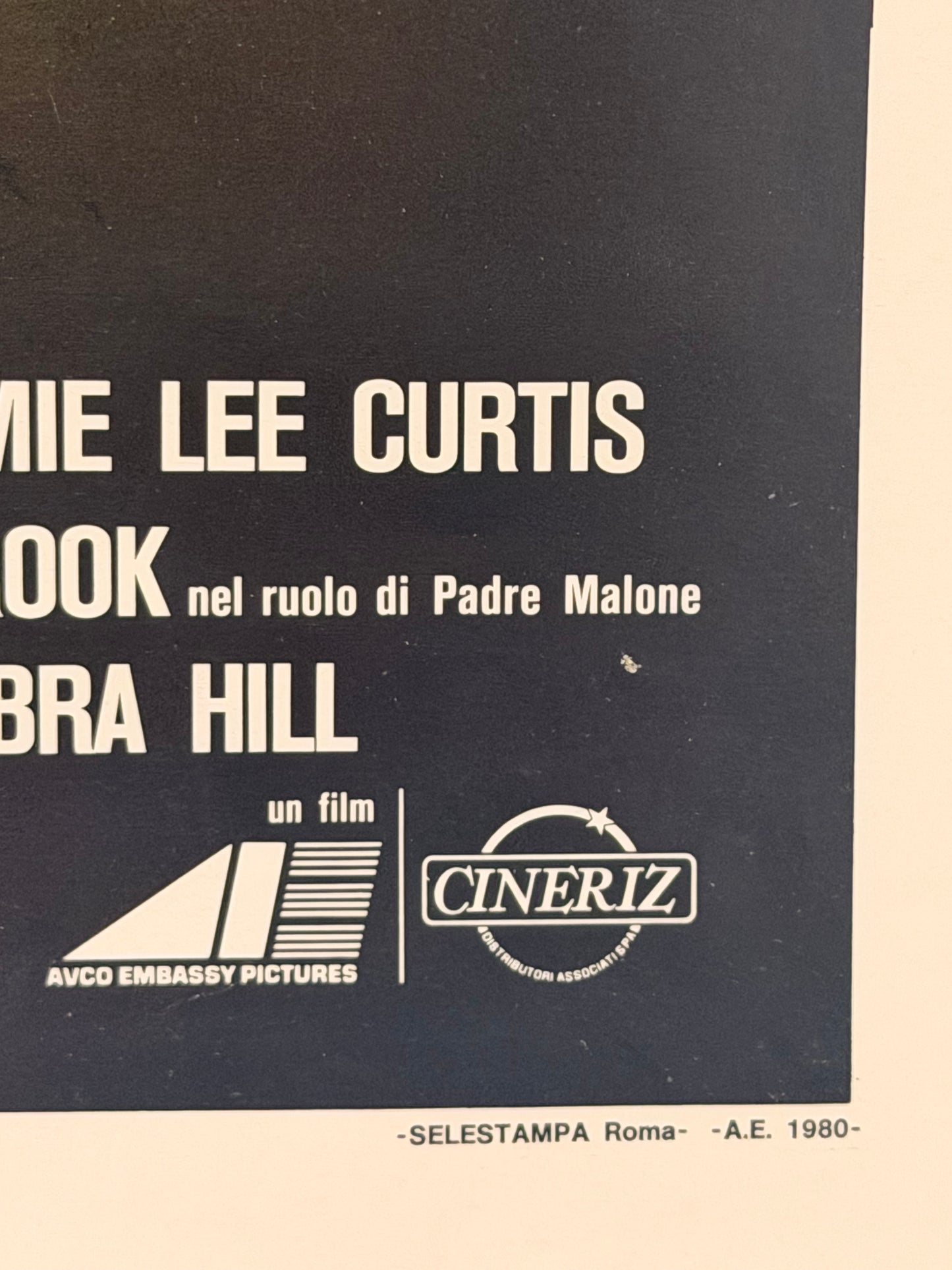 Locandina di cinema - Fog, dietro la nebbia la paura (Carpenter)
