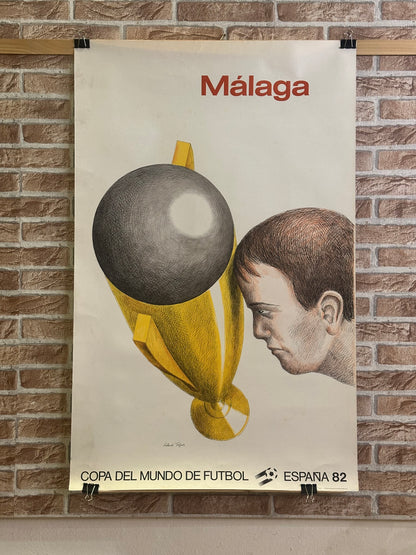 Manifesto pubblicitario originale - Mondiale Spagna 82