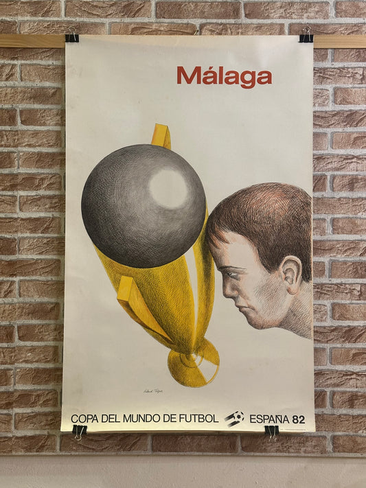 Manifesto pubblicitario originale - Mondiale Spagna 82
