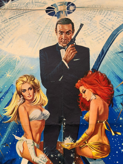 Manifesto di cinema - 007 Una Cascata di Diamanti - Sean Connery