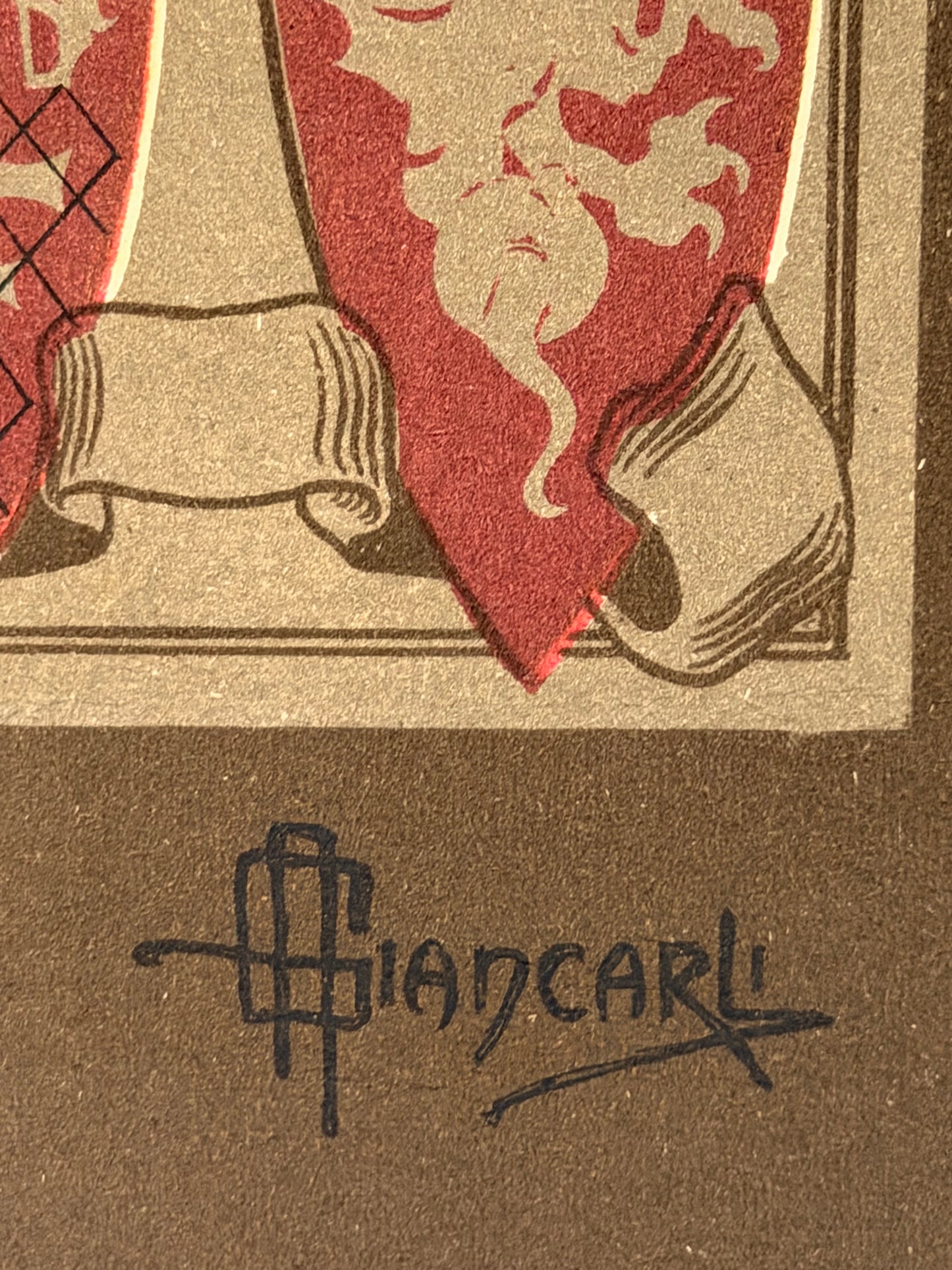 Manifesto pubblicitario originale - Esposizione di Arte Antica Umbra- Perugia