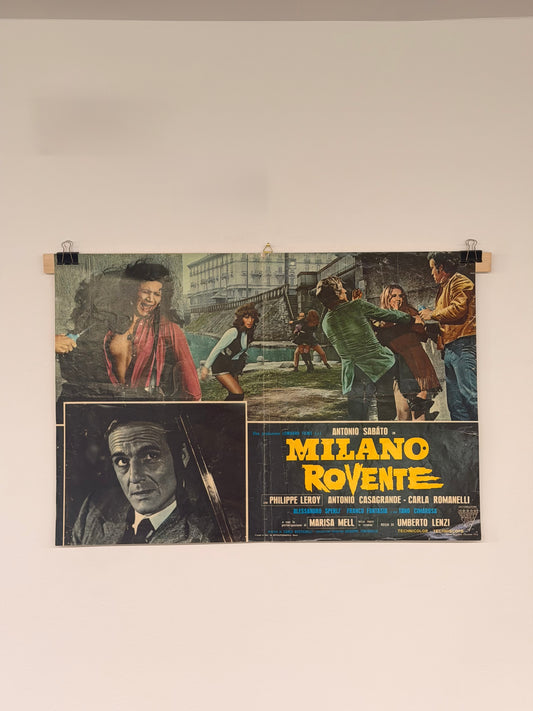 Fotobusta di cinema - Milano Rovente