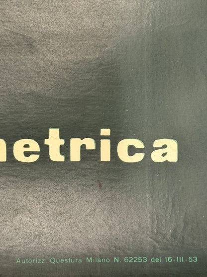 Manifesto pubblicitario originale - Pirelli sigilo verde