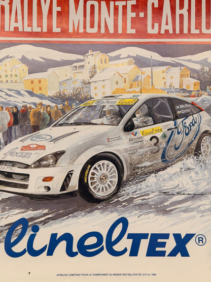 Manifesto pubblicitario - Rallye Monte Carlo 1999