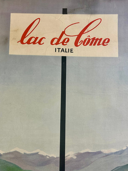 Manifesto pubblicitario originale - ENIT Lago di Como