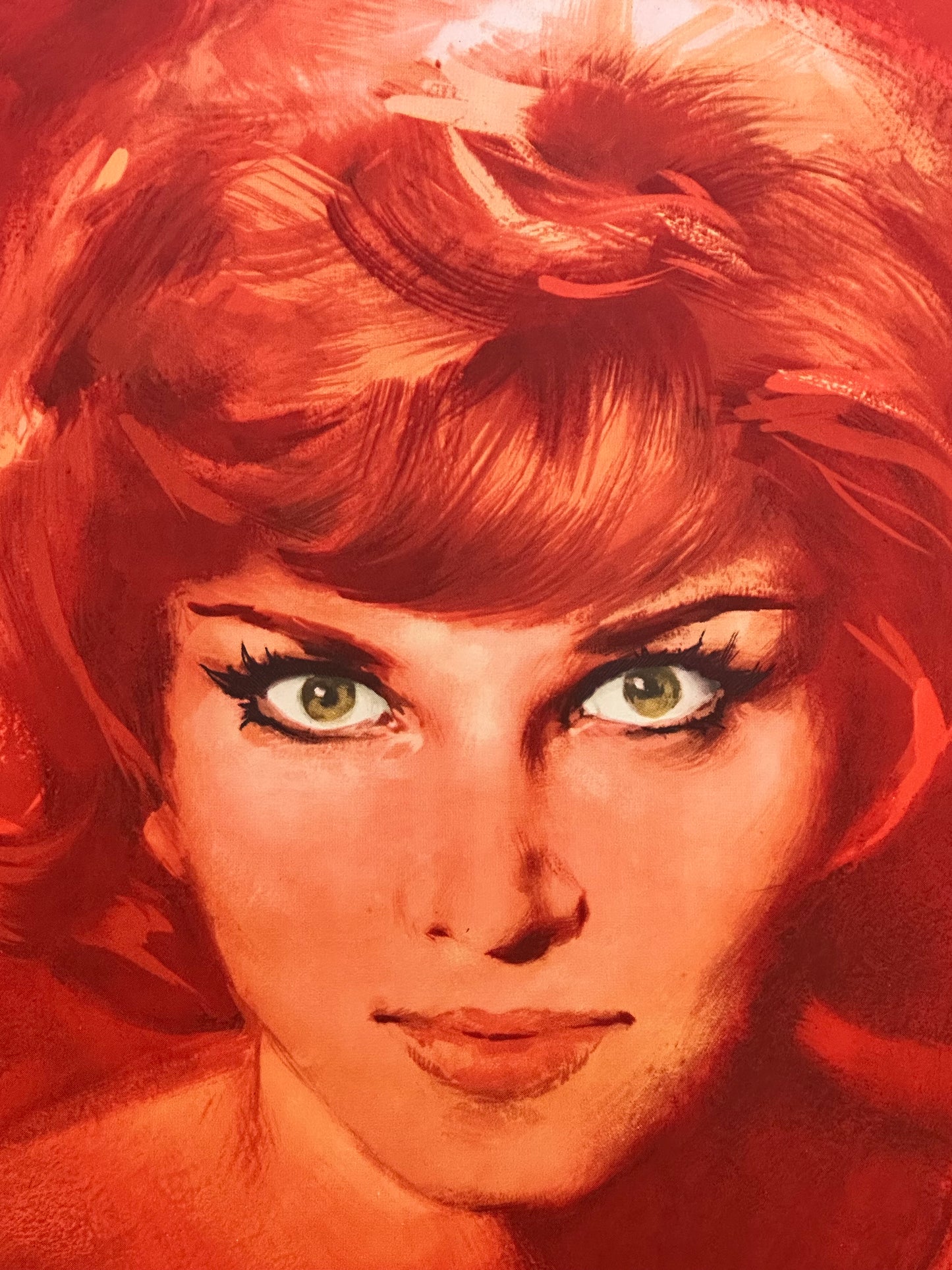 Manifesto pubblicitario originale - una donna senza profumo non sa di niente