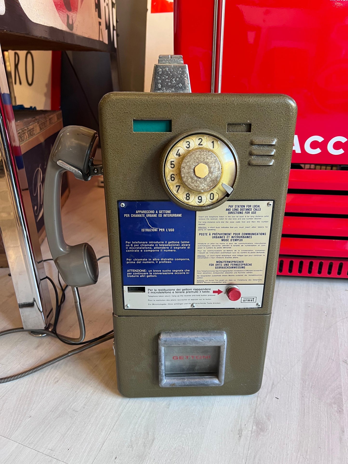 Telefono a gettoni originale