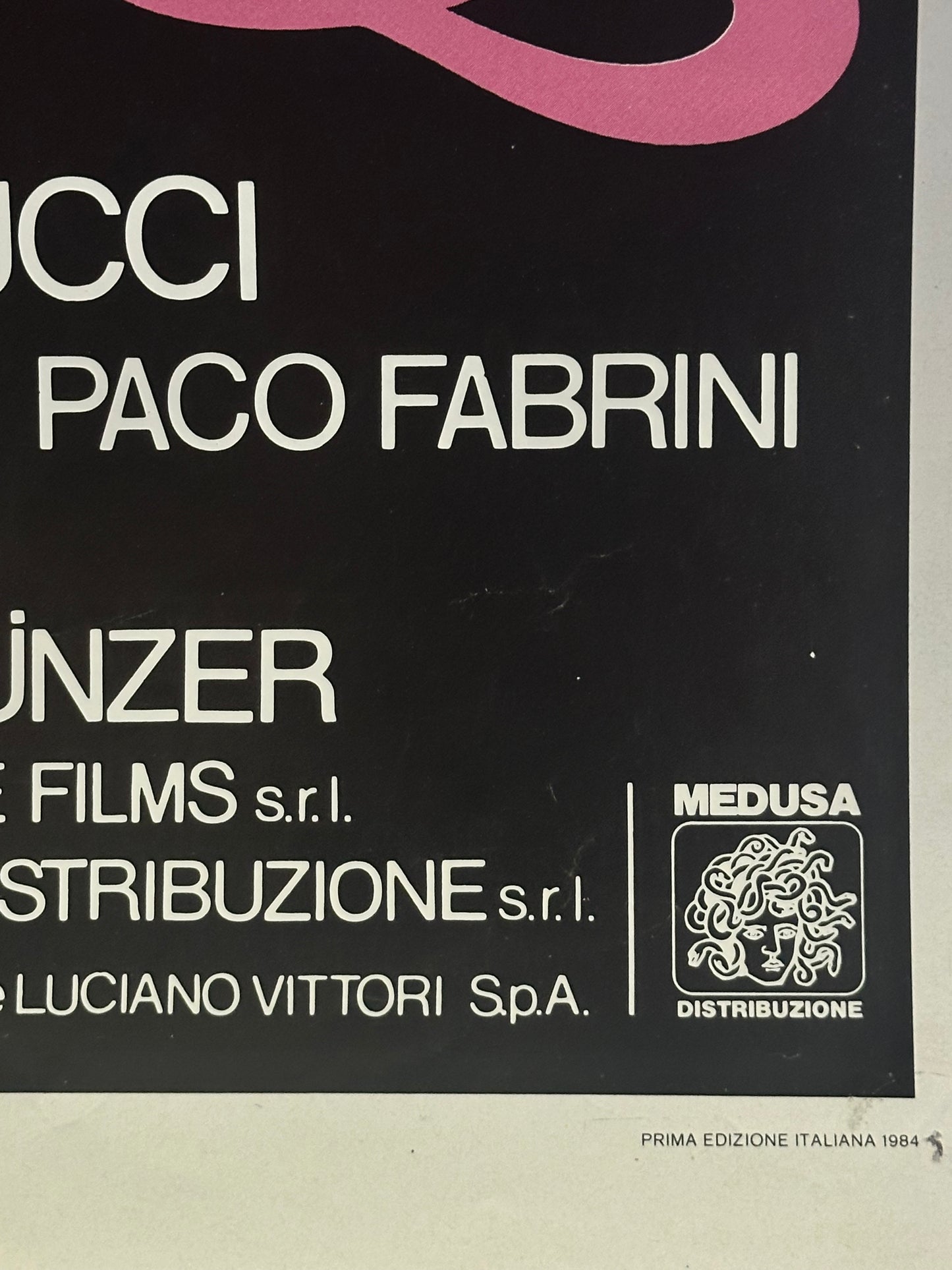 Locandina di cinema - Delitto al Blue Gay Tomas Milian