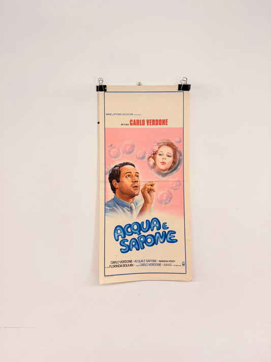 Locandina di cinema - Acqua e Sapone