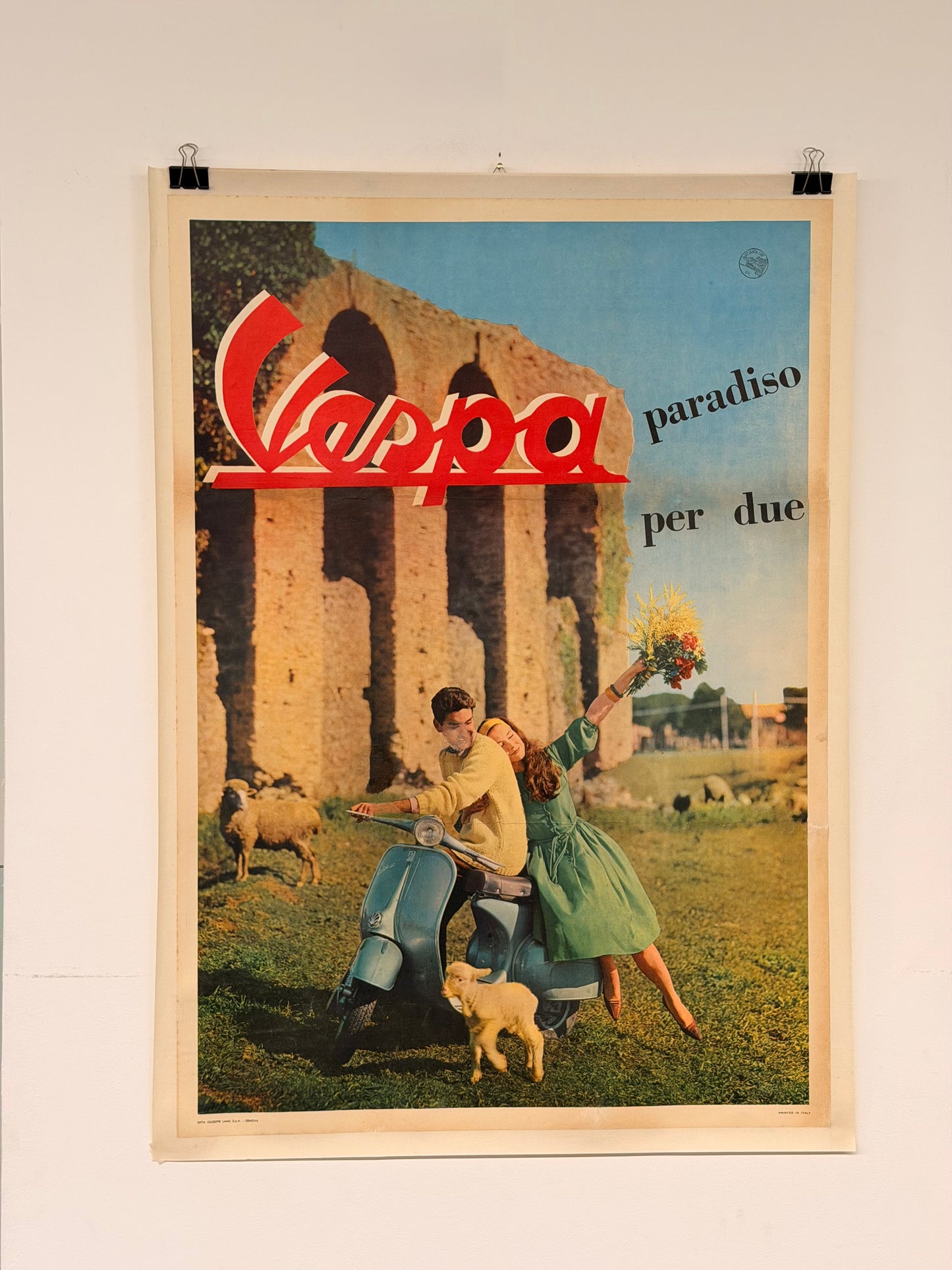 Manifesto pubblicitario originale - Vespa