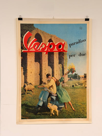 Manifesto pubblicitario originale - Vespa