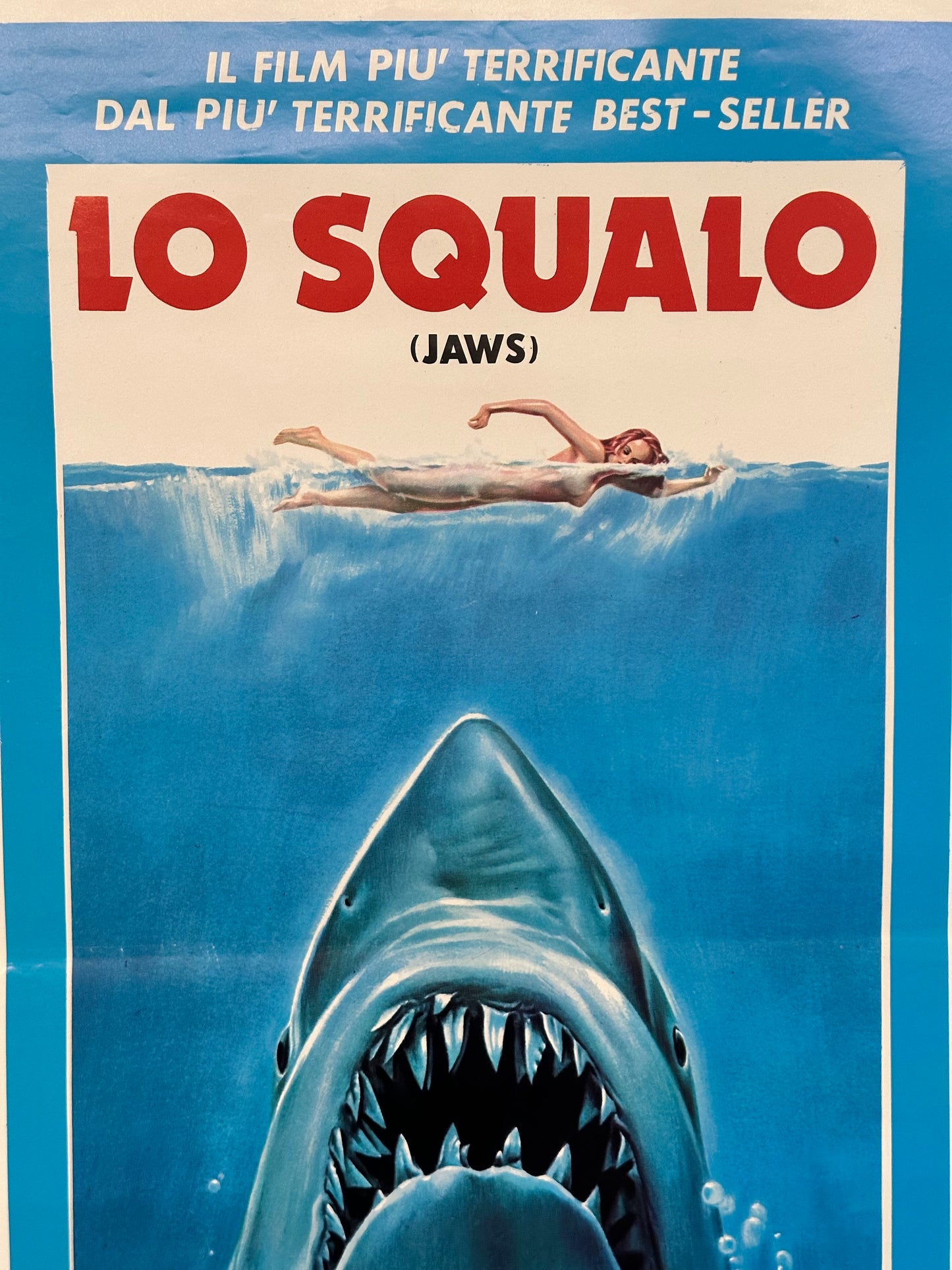 Locandina di cinema - Lo squalo