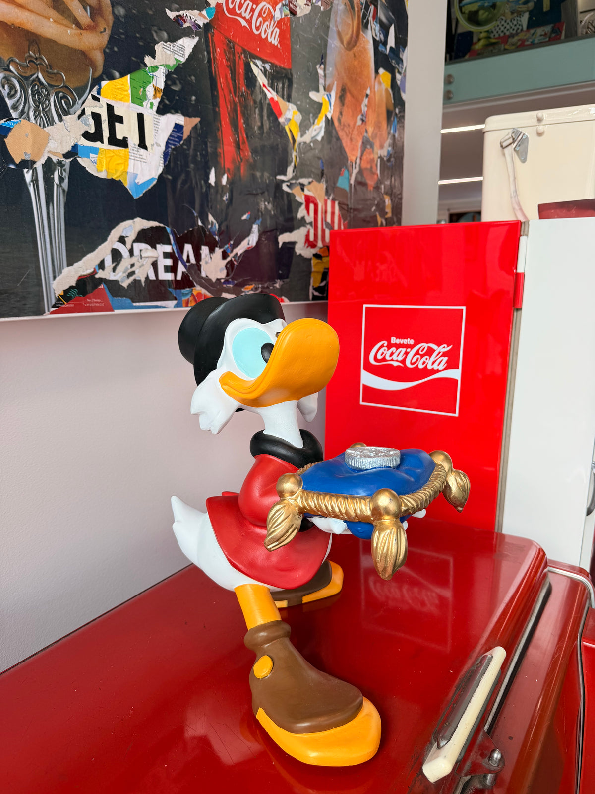 Statua originale Disney - Paperone prima moneta