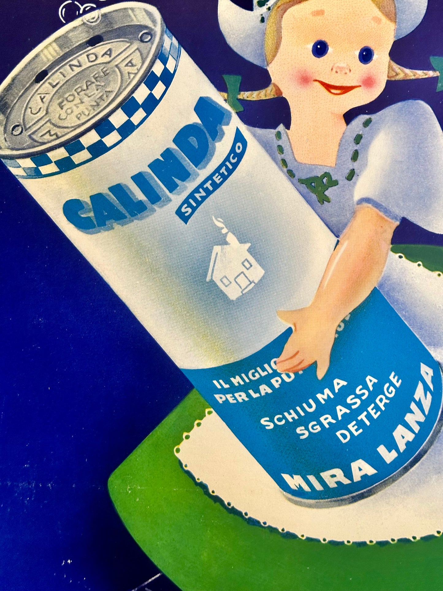 Manifesto pubblicitario originale - Calinda Miralanza