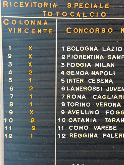 Listino Prezzi - Ricevitoria speciale Totocalcio
