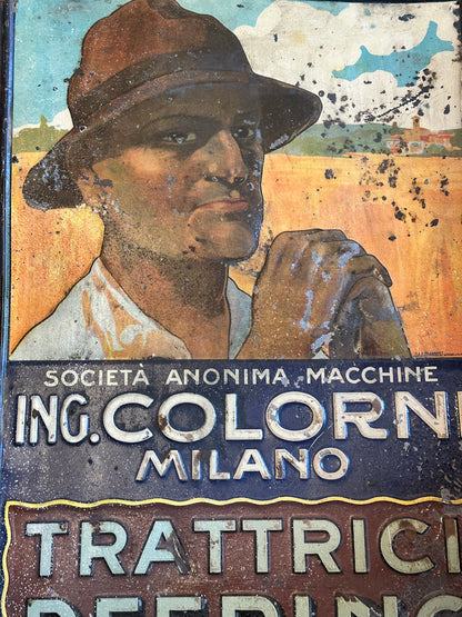 Targa pubblicitaria - Ing. Colorni Milano