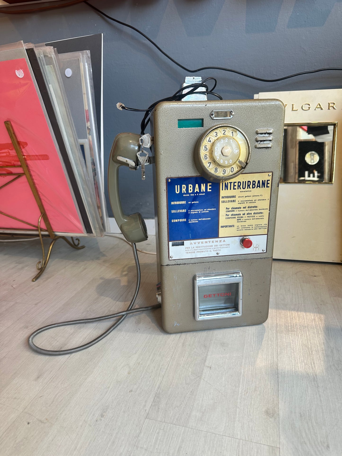 Telefono a gettoni originale