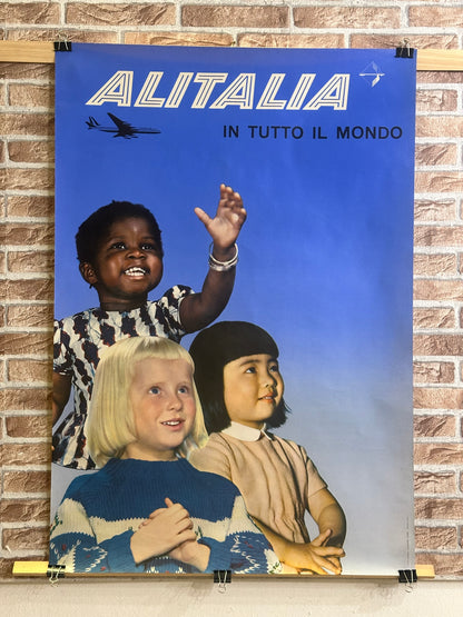 Manifesto pubblicitario originale - Alitalia