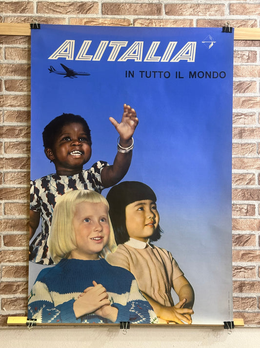 Manifesto pubblicitario originale - Alitalia