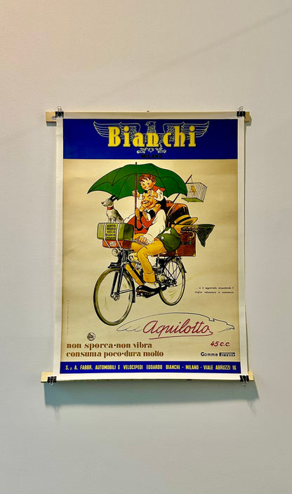 Manifesto pubblicitario originale -  Bianchi