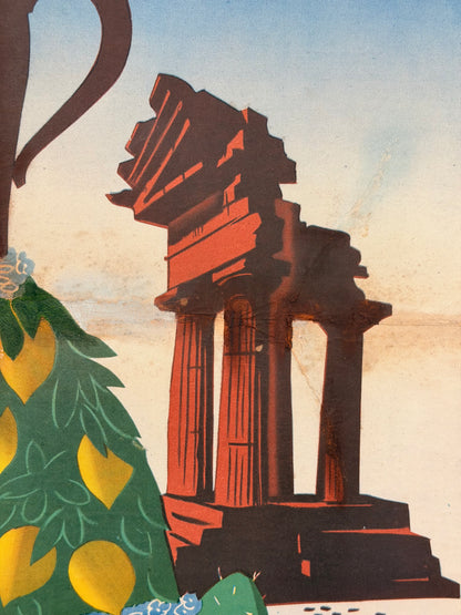 Manifesto pubblicitario originale - Sicilia