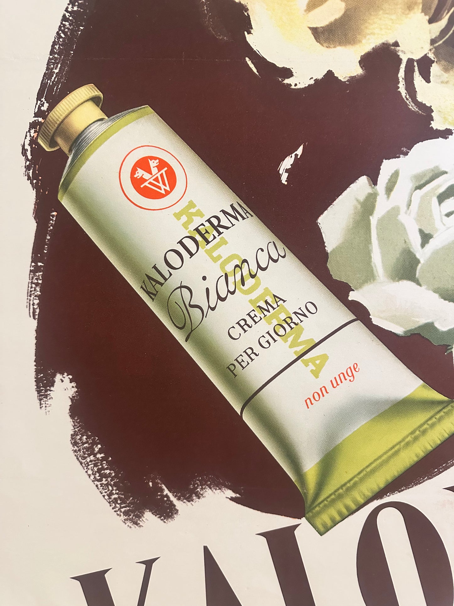 Manifesto originale pubblicitario - Kaloderma Bianca