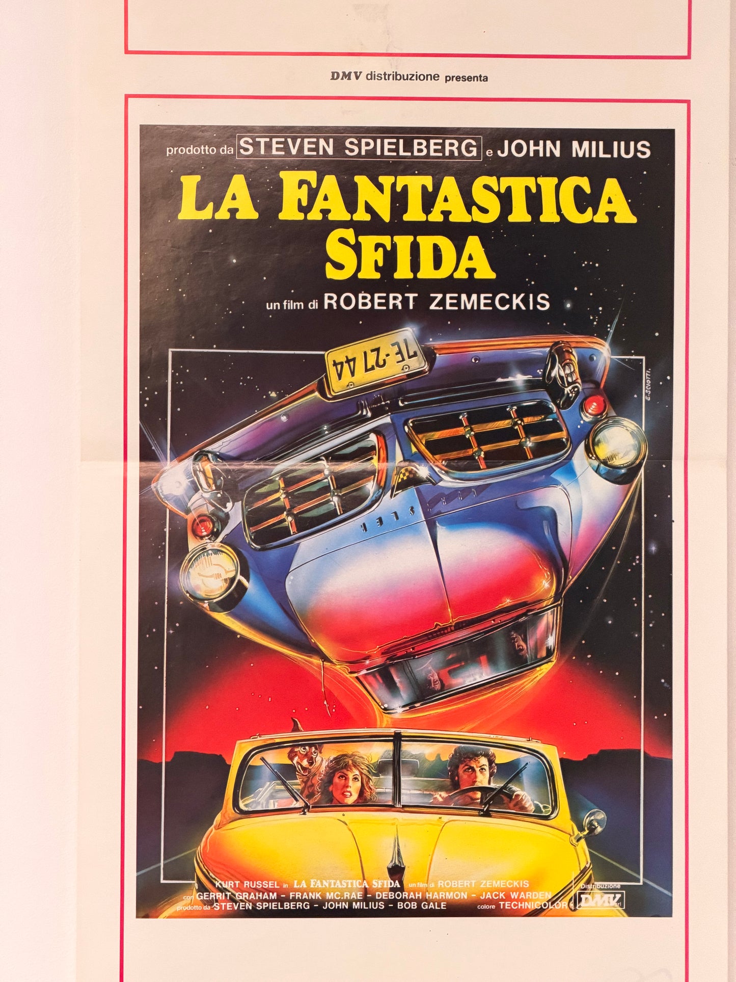 Locandina di cinema - La fantastica sfida (Steven Spielberg)