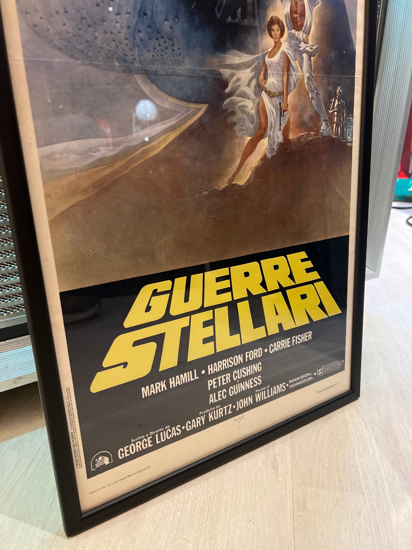 Locandina originale di cinema - Guerre Stellari Star Wars