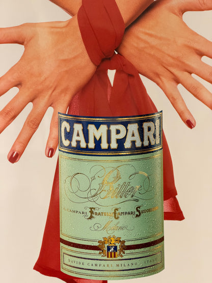 Manifesto pubblicitario originale - Campari Red Provocation