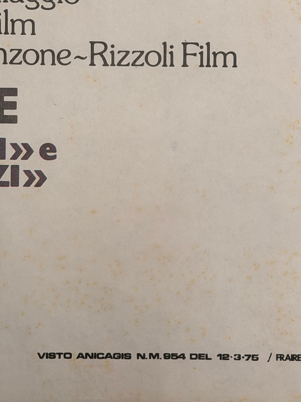 Manifesto di cinema -  Fantozzi