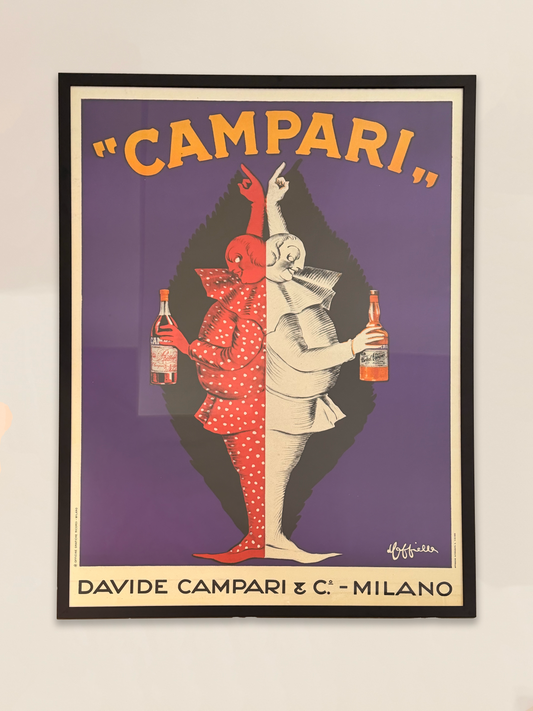 Manifesto decorativo - Campari Bifronte