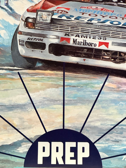 Manifesto pubblicitario originale - Rallye Monte Carlo
