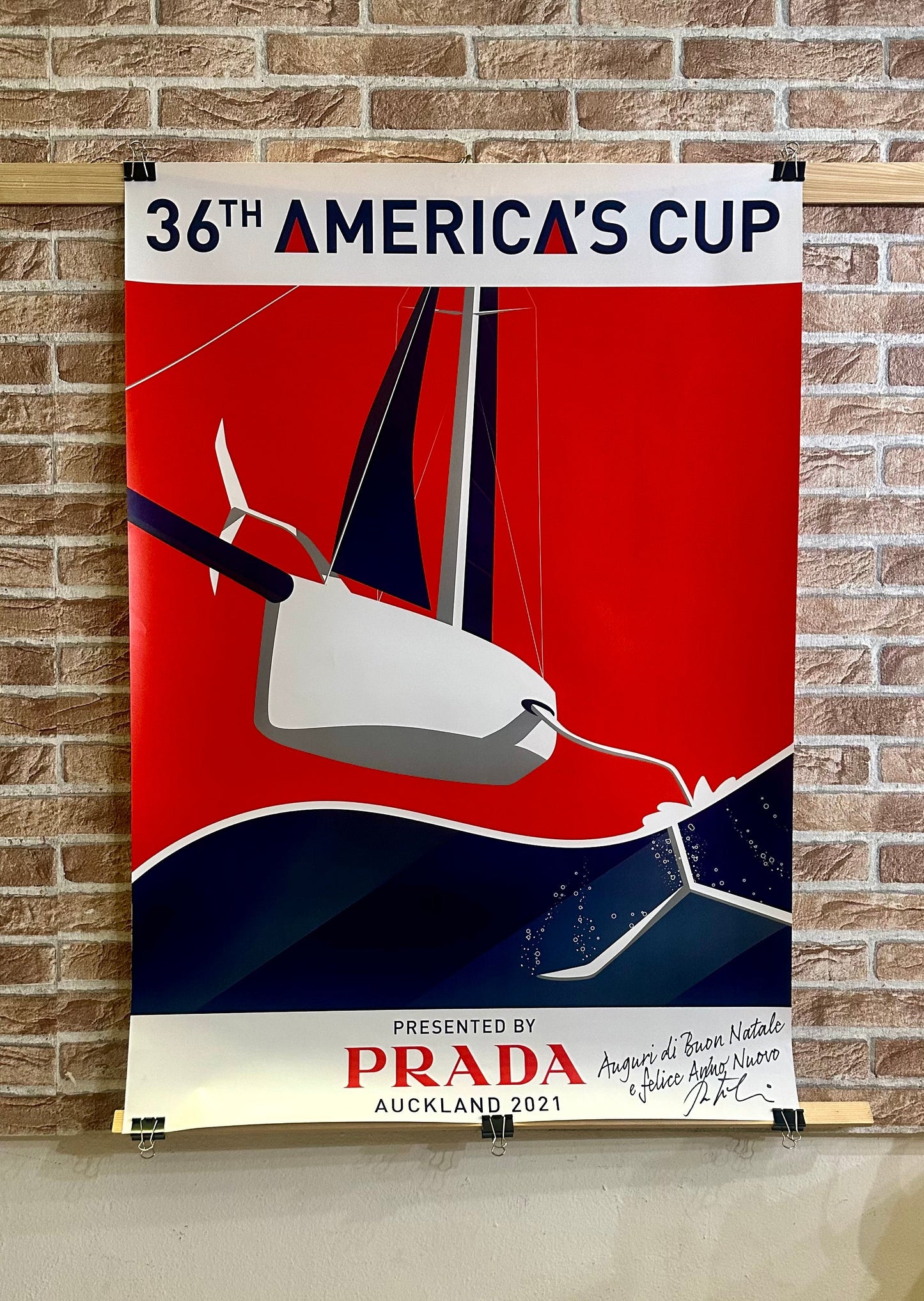 Manifesto pubblicitario originale - Prada America’s Cup