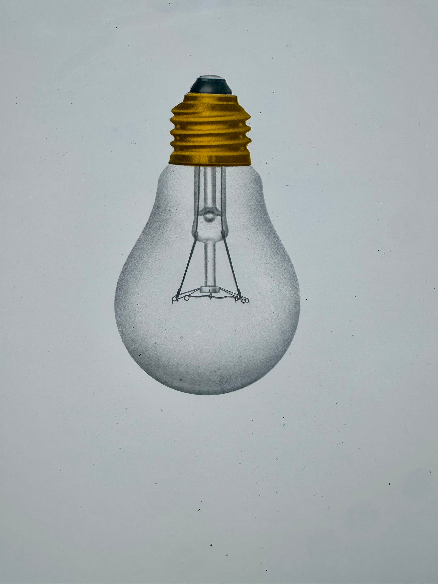 Targa smaltata originale OSRAM