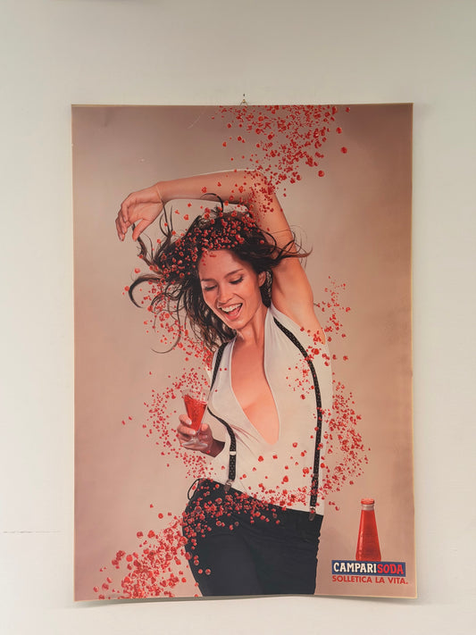 Manifesto pubblicitario originale - Campari Soda