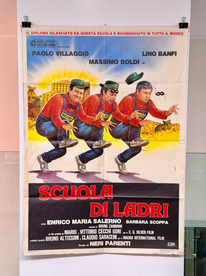 Manifesto originale di cinema - Scuola di Ladri