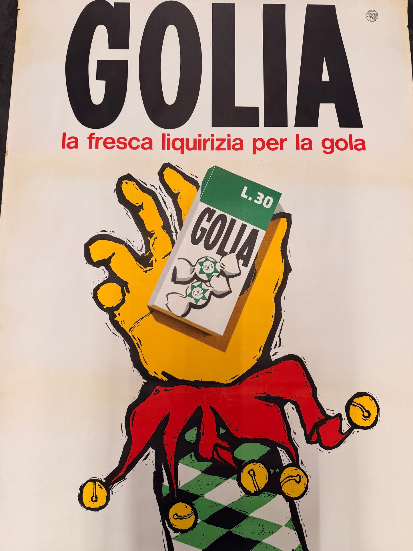 Manifesto pubblicitario originale - Golia