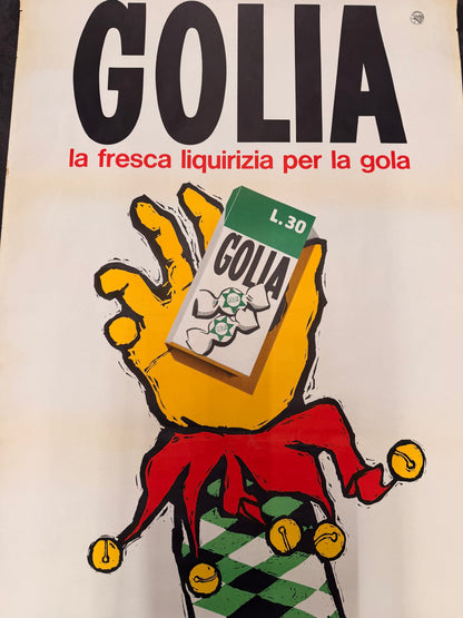 Manifesto pubblicitario originale - Golia