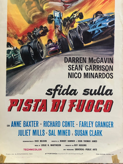 Locandina di cinema - Pista di Fuoco
