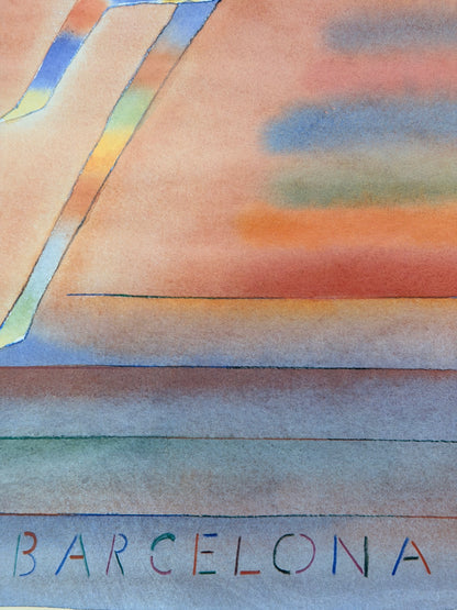 Manifesto pubblicitario originale - Barcelona ‘92