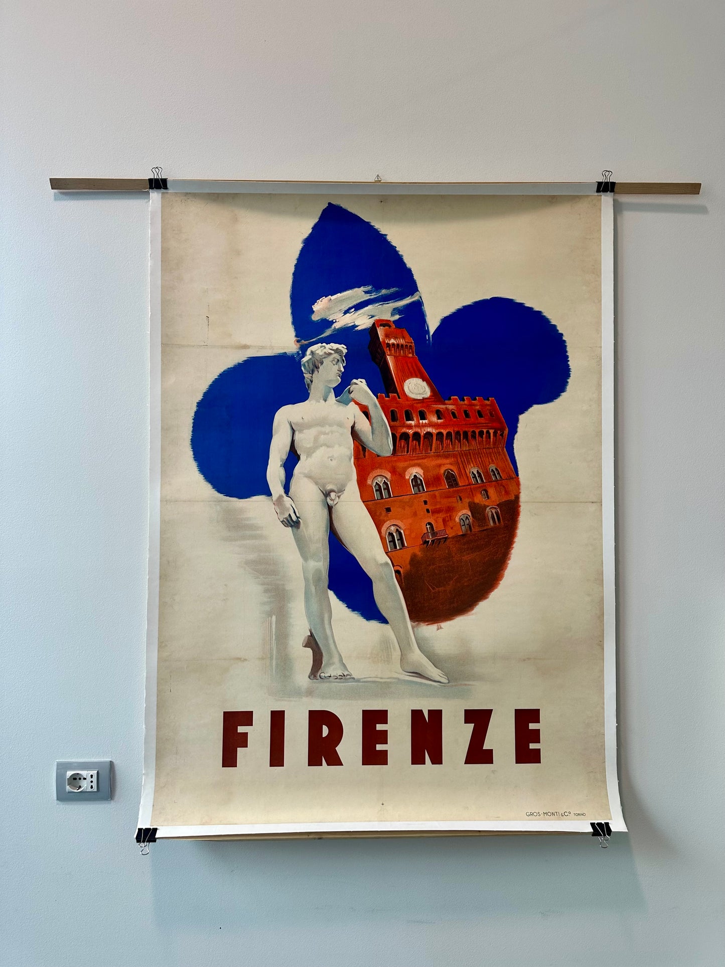 Manifesto pubblicitario originale - Firenze